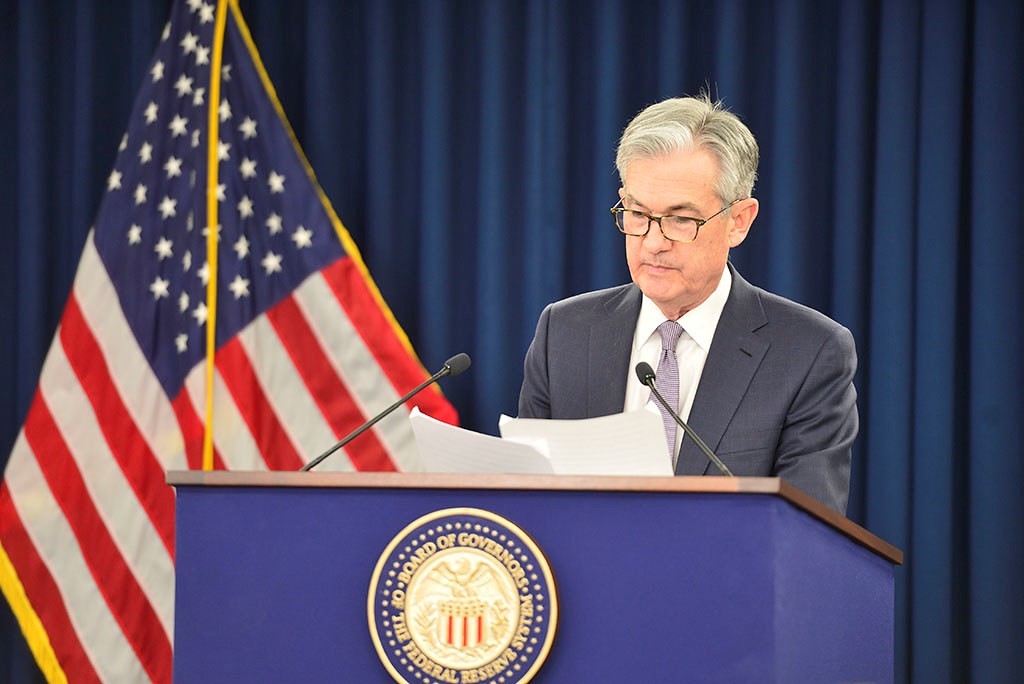 Jérôme Powell, président de la Réserve Fédérale (banque centrale américaine)