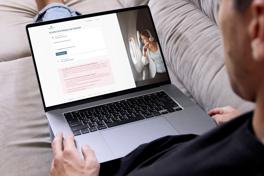 Photo d'un utilisateur d'Argenta Banque par internet