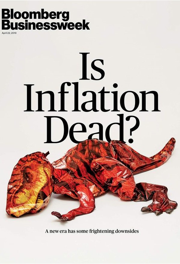 Cover van Bloomberg Businessweek - Is Inflation Dead?