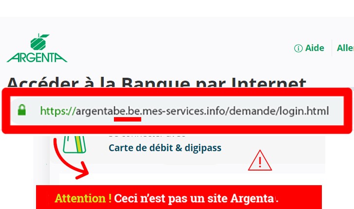 Phishing Banque par Internet