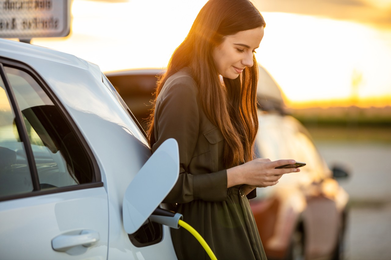 Elektrische laadpaal auto Elektrische laadpaal auto