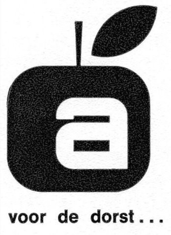 Eerste 'appel'-logo van Argenta