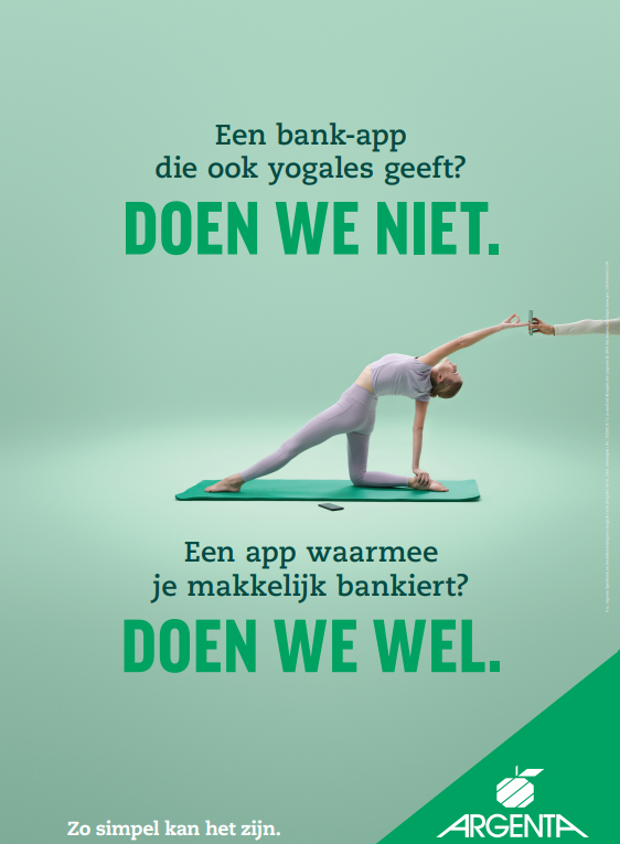 Affiche van de campagne 'Doen we niet, doen we wel.'