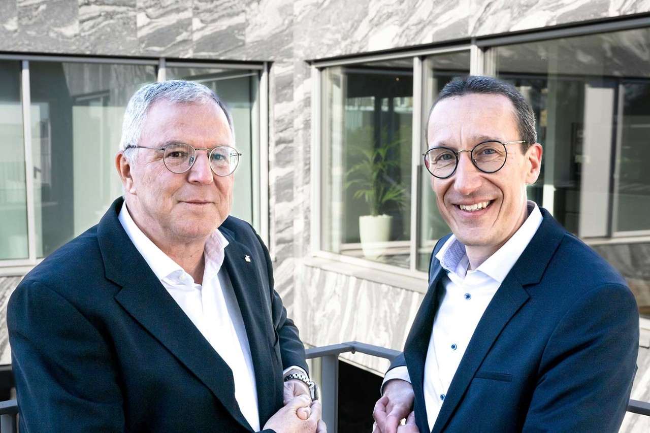 Marc van Heel (links) en Peter Devlies (rechts) Foto van Marc van Heel en Peter Devlies